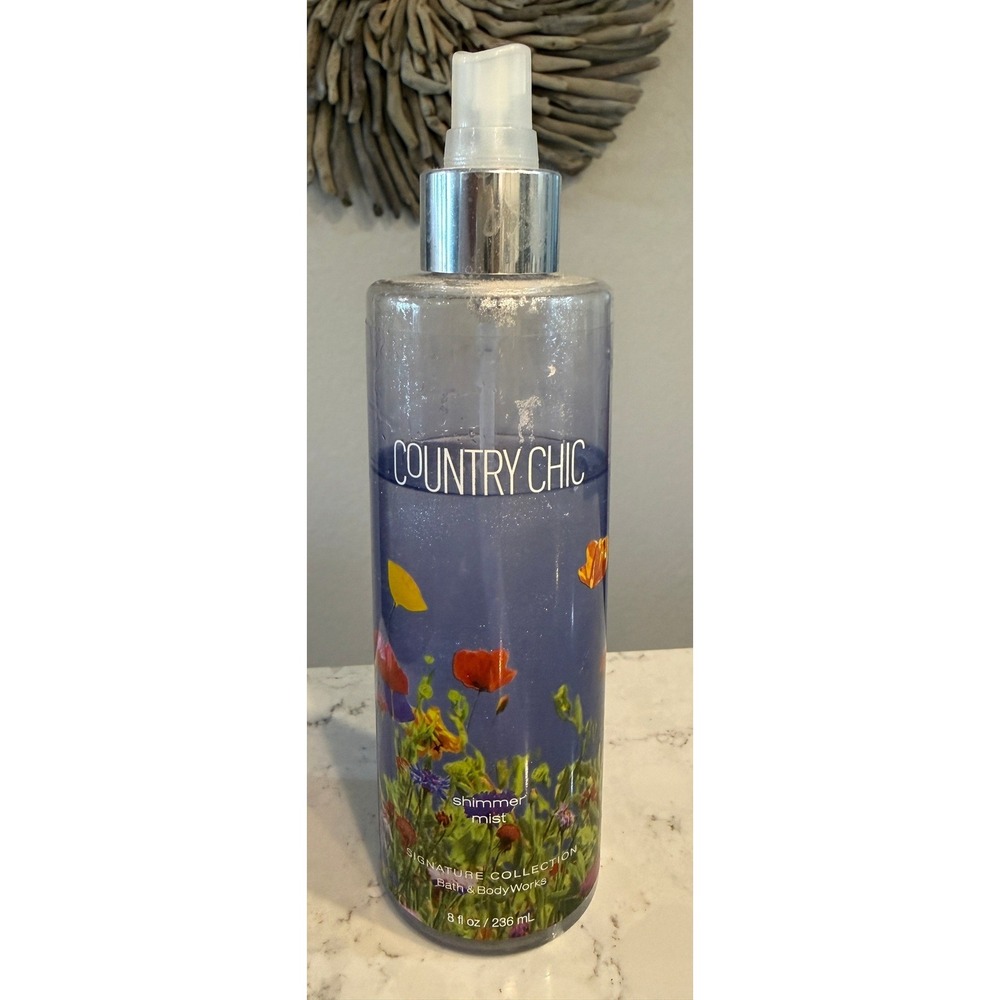Bath & Body Works Country Chic Shimmer Mist Signature Collection 8oz Body Spray